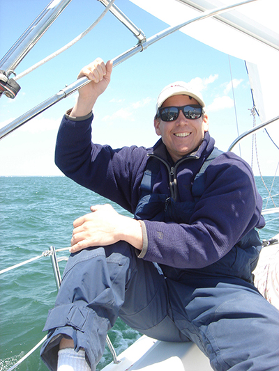 Mike on the water